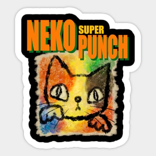 NEKO PUNCH Sticker